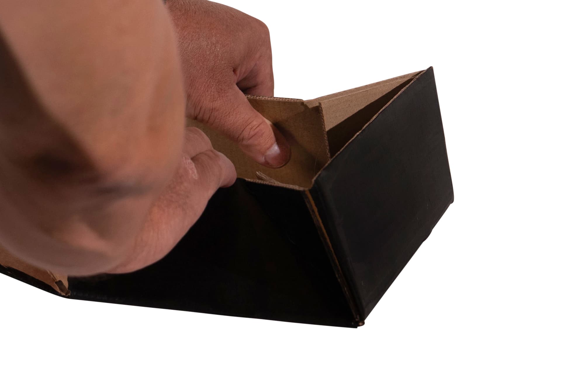 Versandbox 2-wellig schwarz