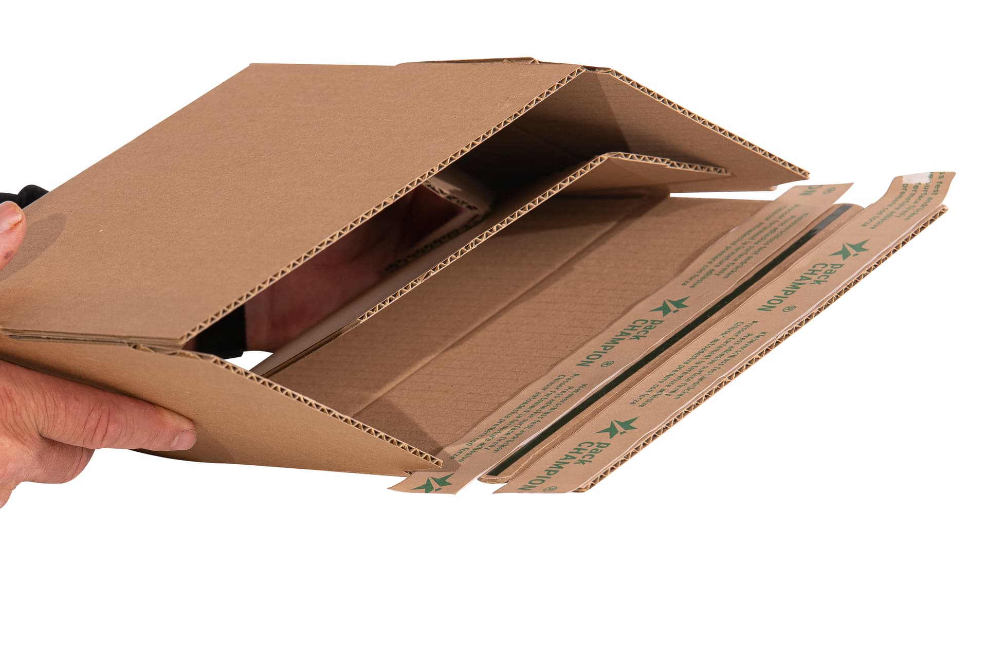 Versandbox wiederverschließbar