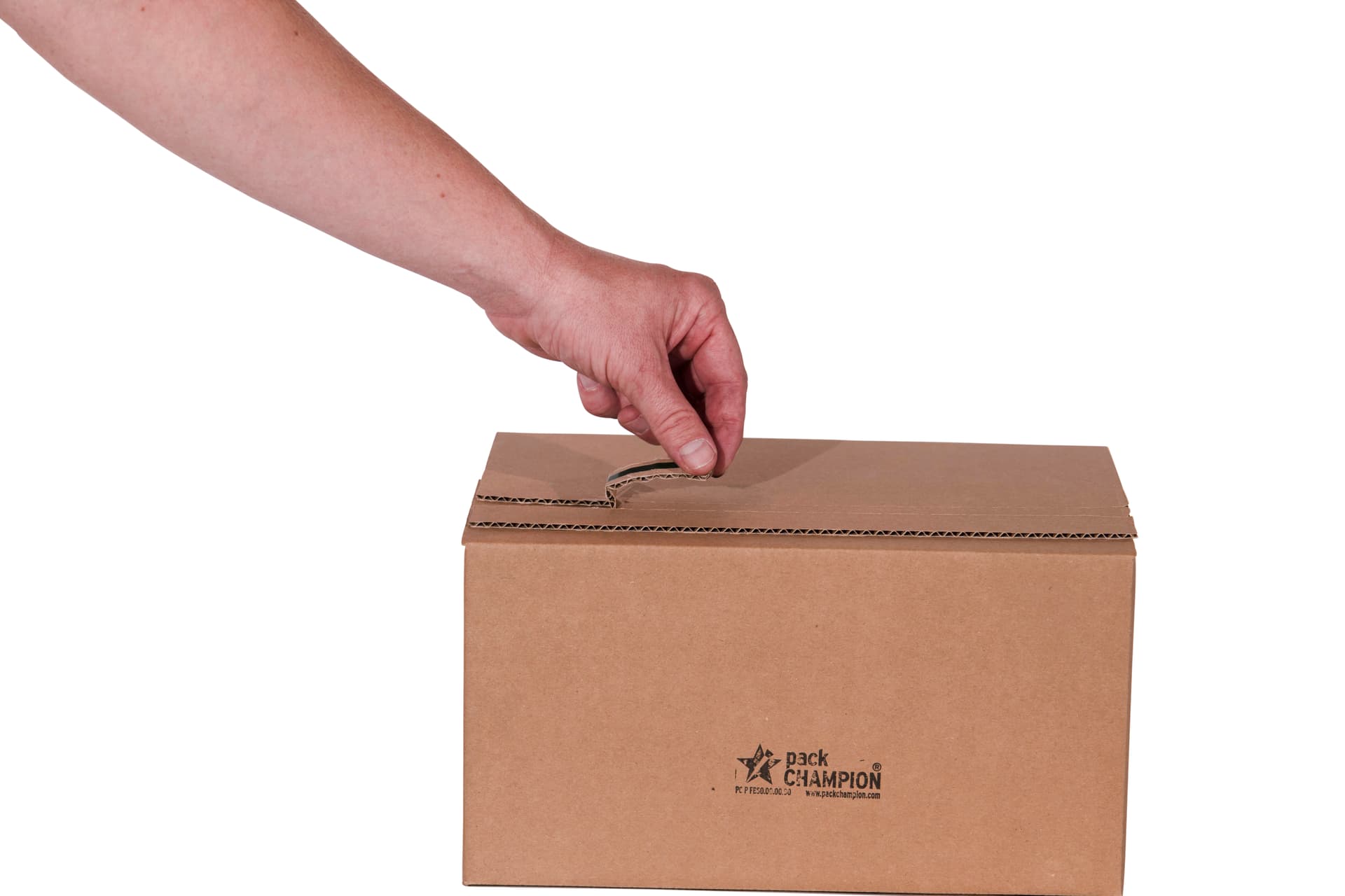 Versandbox wiederverschließbar