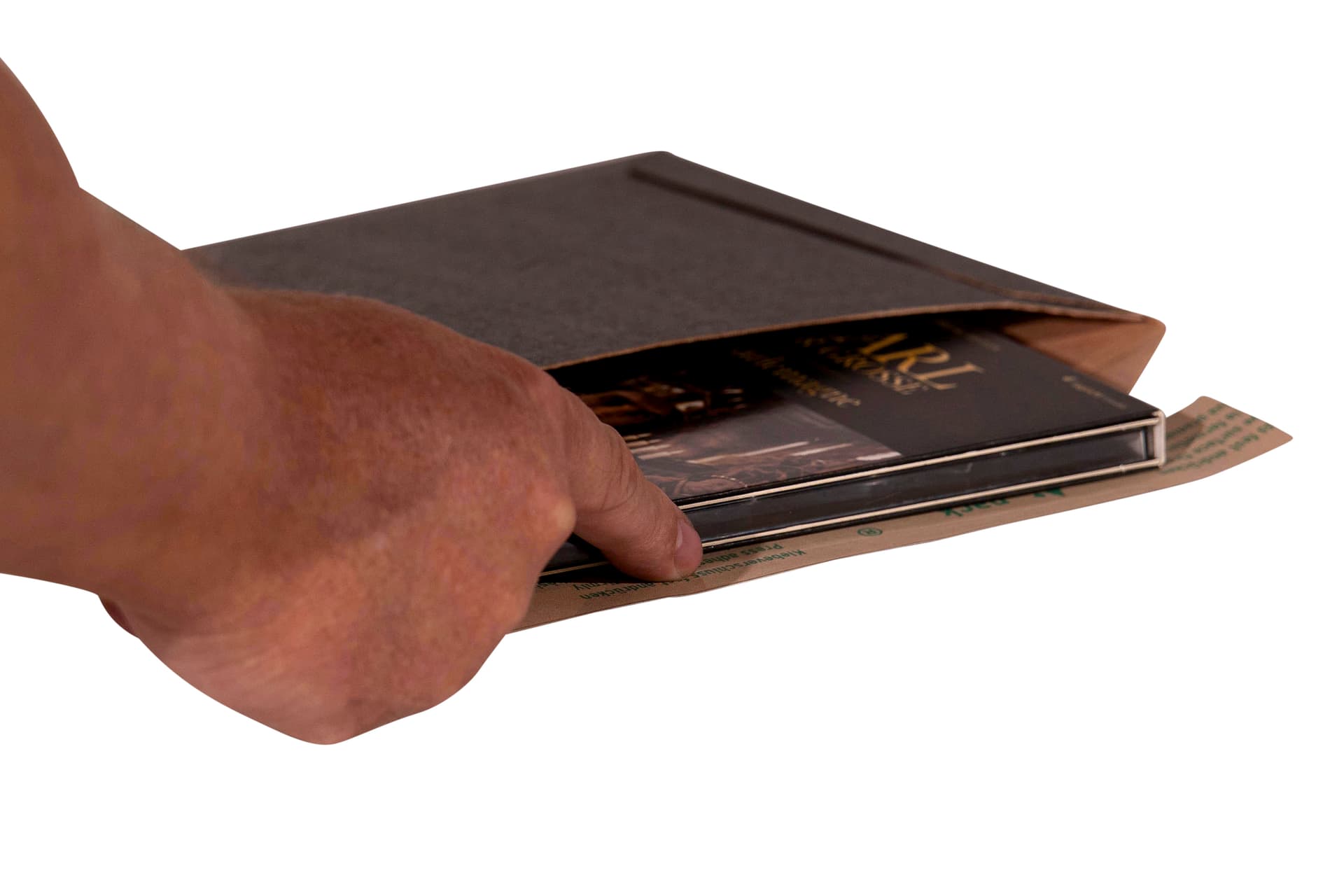 Versandtasche quer schwarz