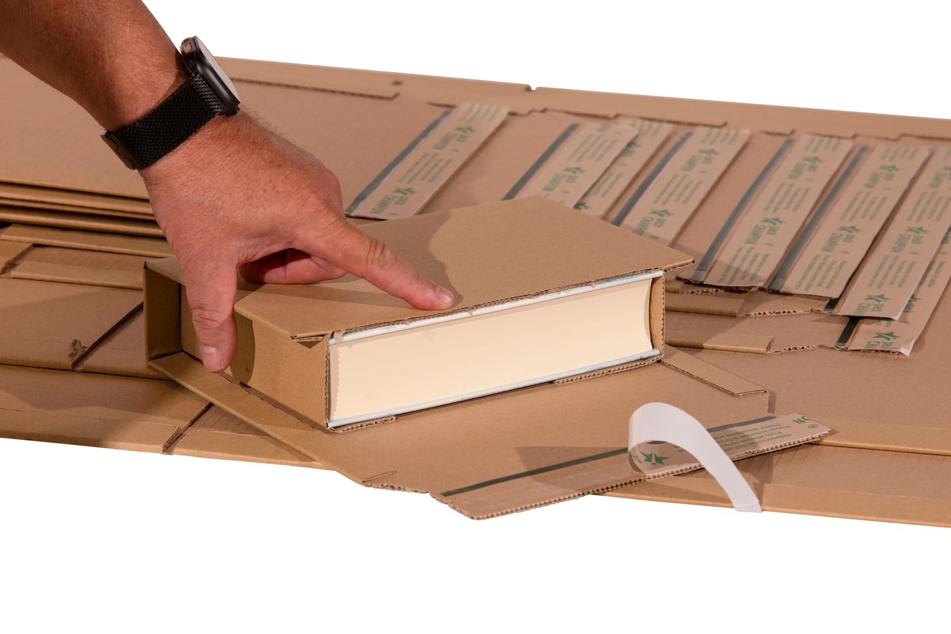 Wickelverpackung seitlich