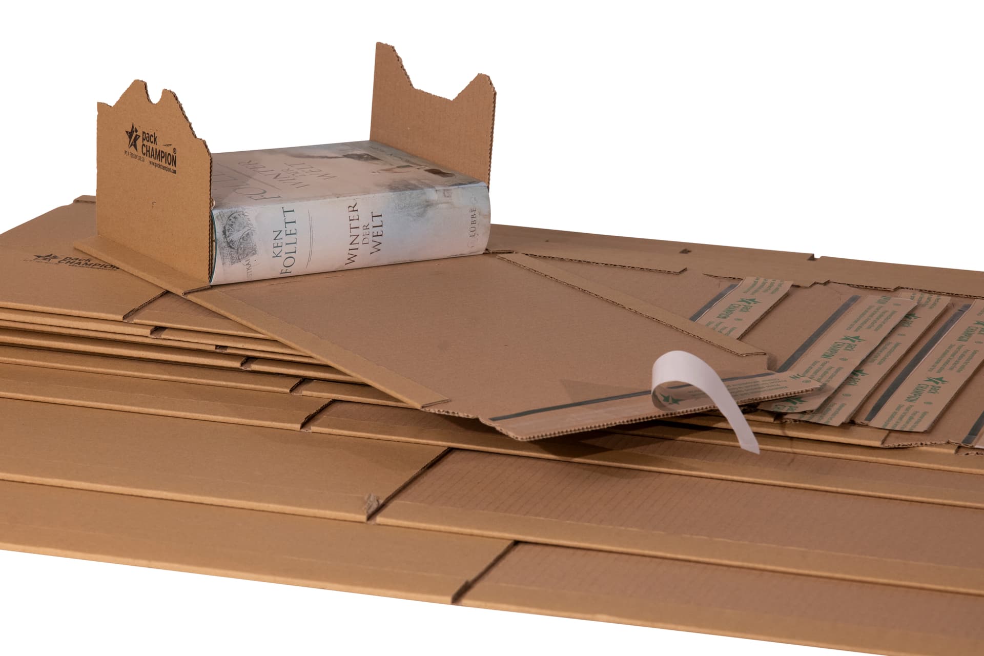 Wickelverpackung seitlich