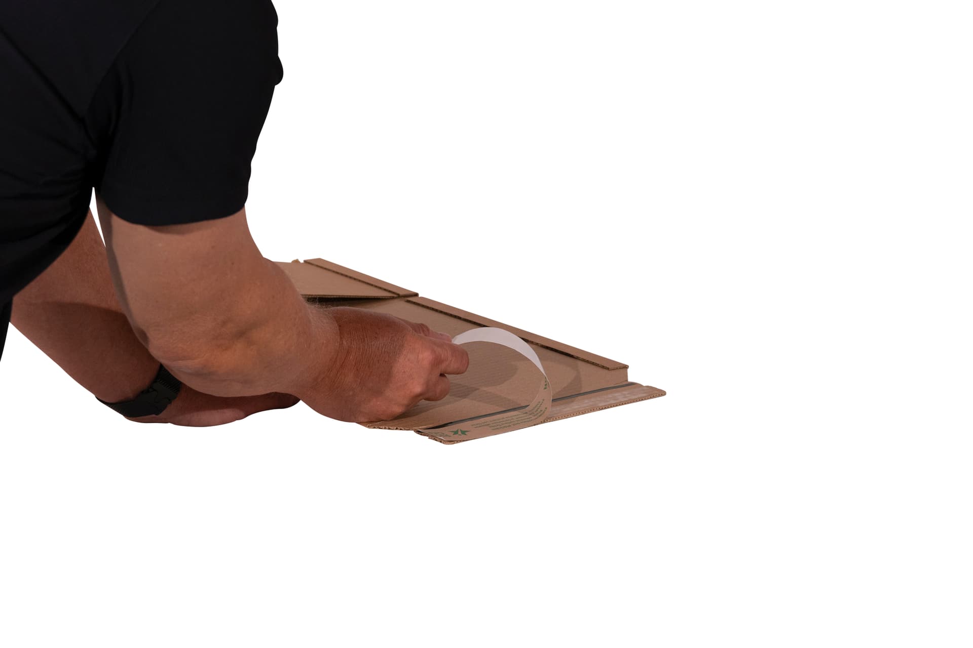 Wickelverpackung seitlich