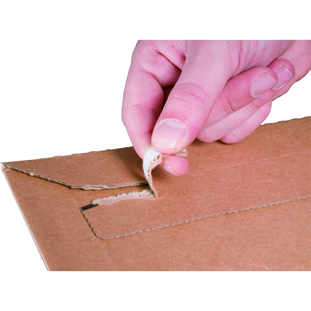 Versandtasche aus Wellpappe DVD 1-wellig braun · 150 × 250 × 50 mm