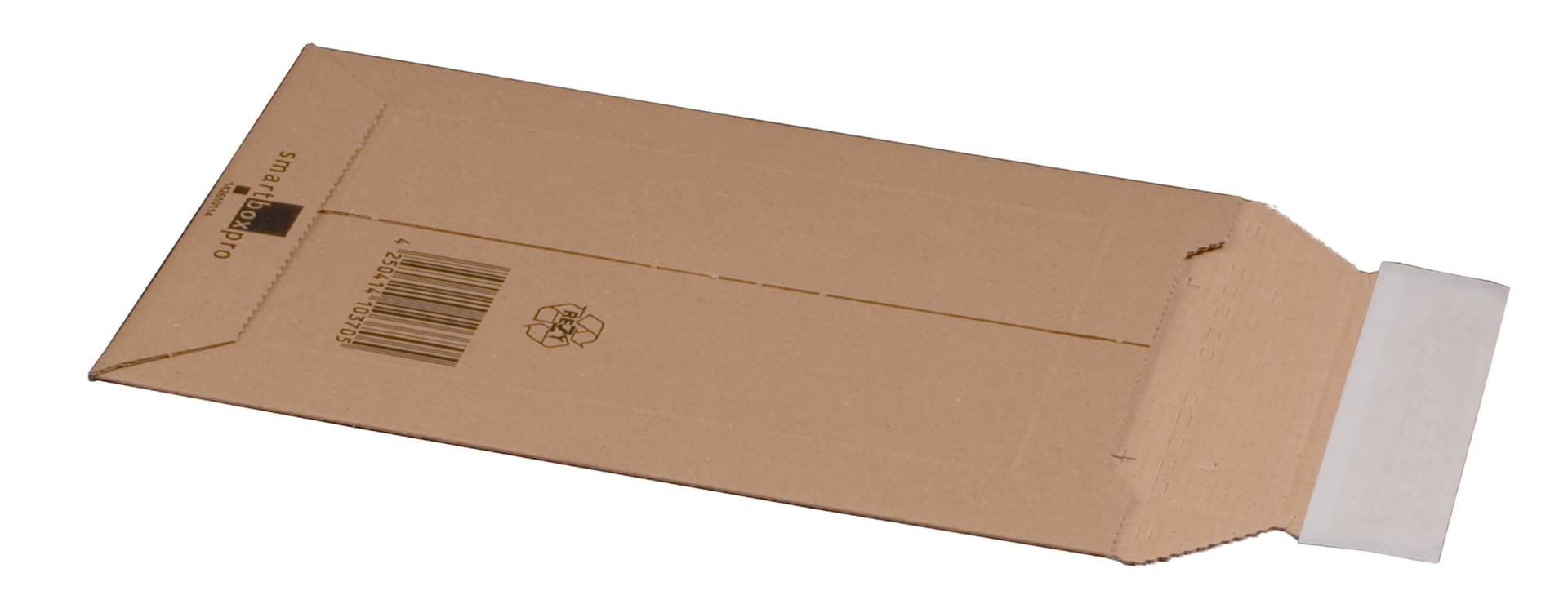Versandtasche aus Wellpappe DVD 1-wellig braun · 150 × 250 × 50 mm