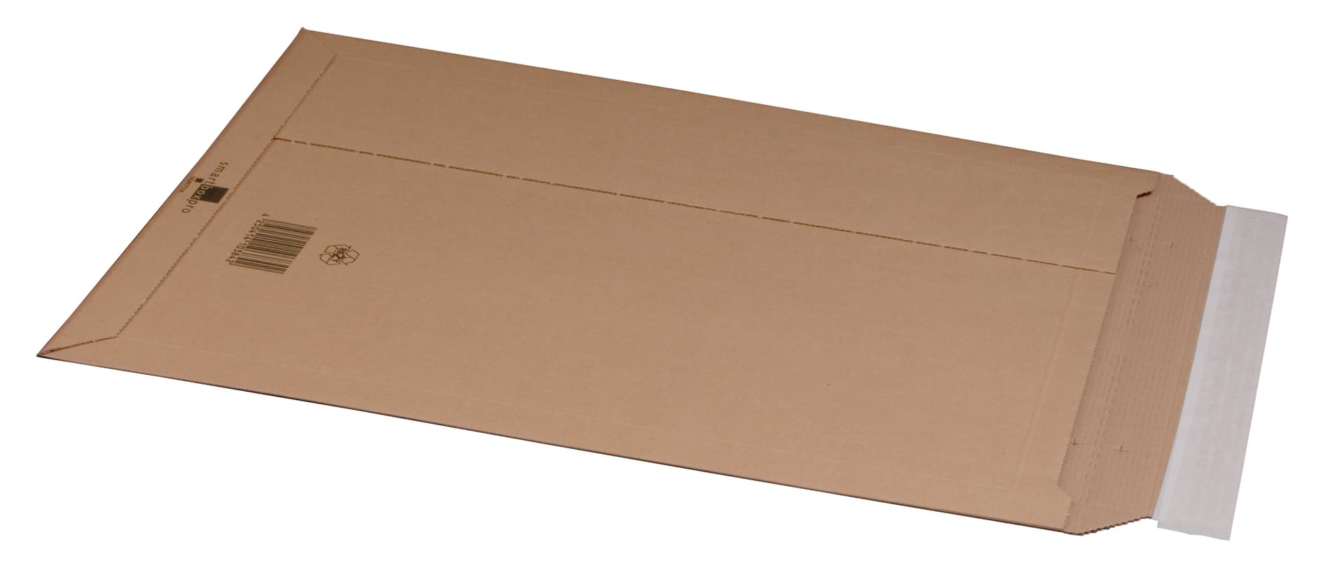 Versandtasche aus Wellpappe 1-wellig braun