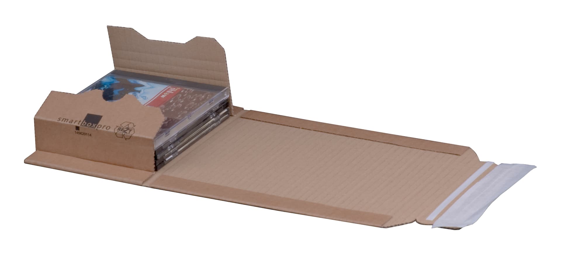 Universalverpackung CD 1-wellig braun
