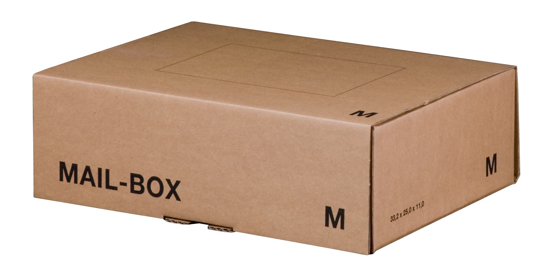 Mail-Box 1-wellig braun