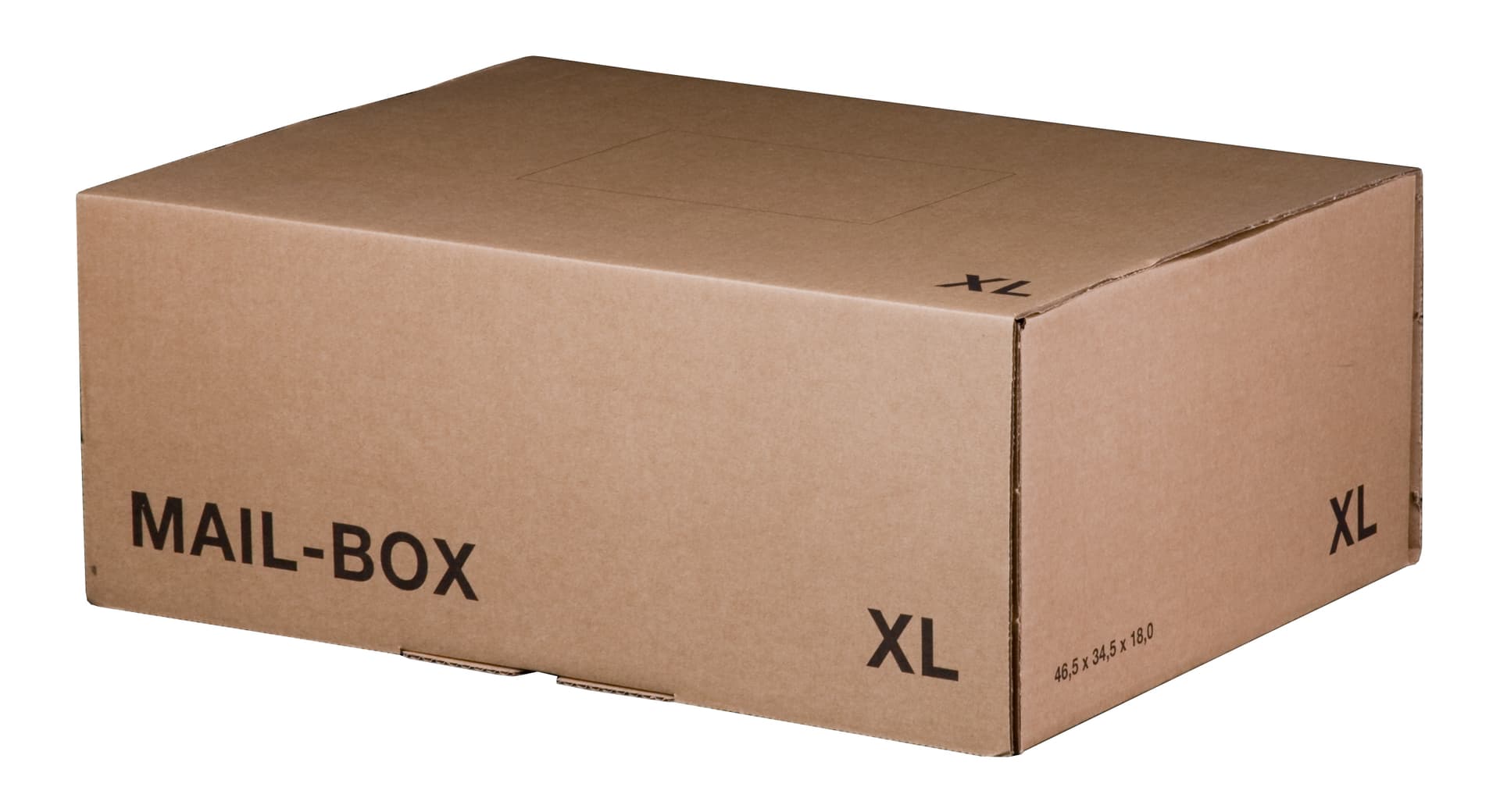 Mail-Box 1-wellig braun