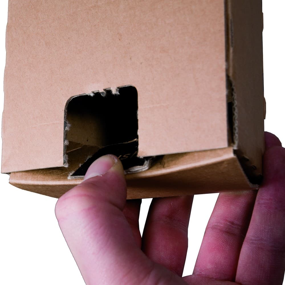 Trapez Versandverpackung 1-wellig braun · A2 · 435 × 105 × 75 mm