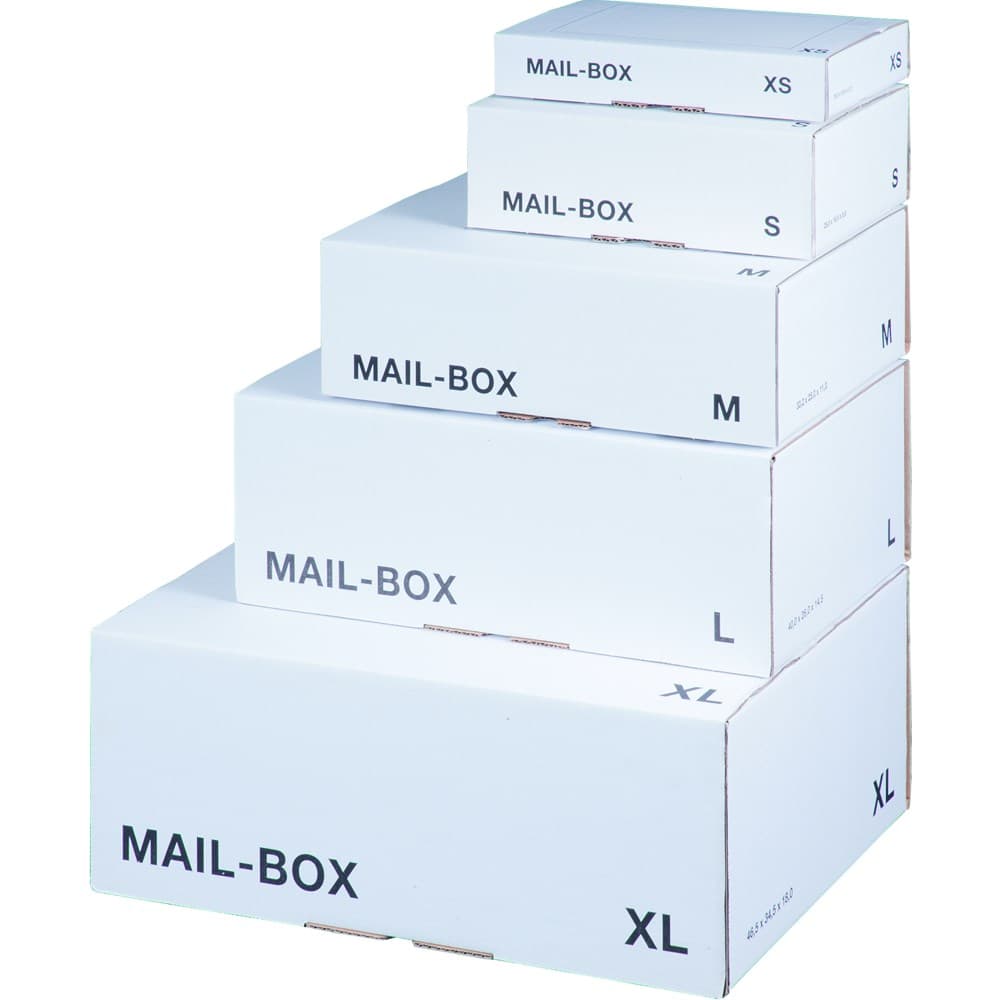 Mail-Box 1-wellig weiß · 395 × 248 × 141 mm