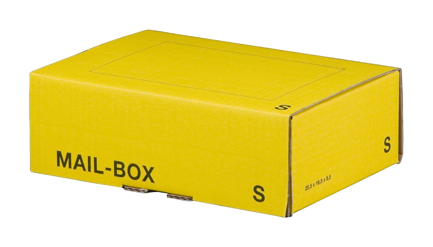 Mail-Box 1-wellig gelb