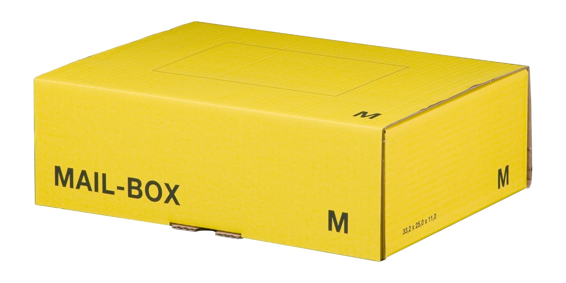Mail-Box 1-wellig gelb