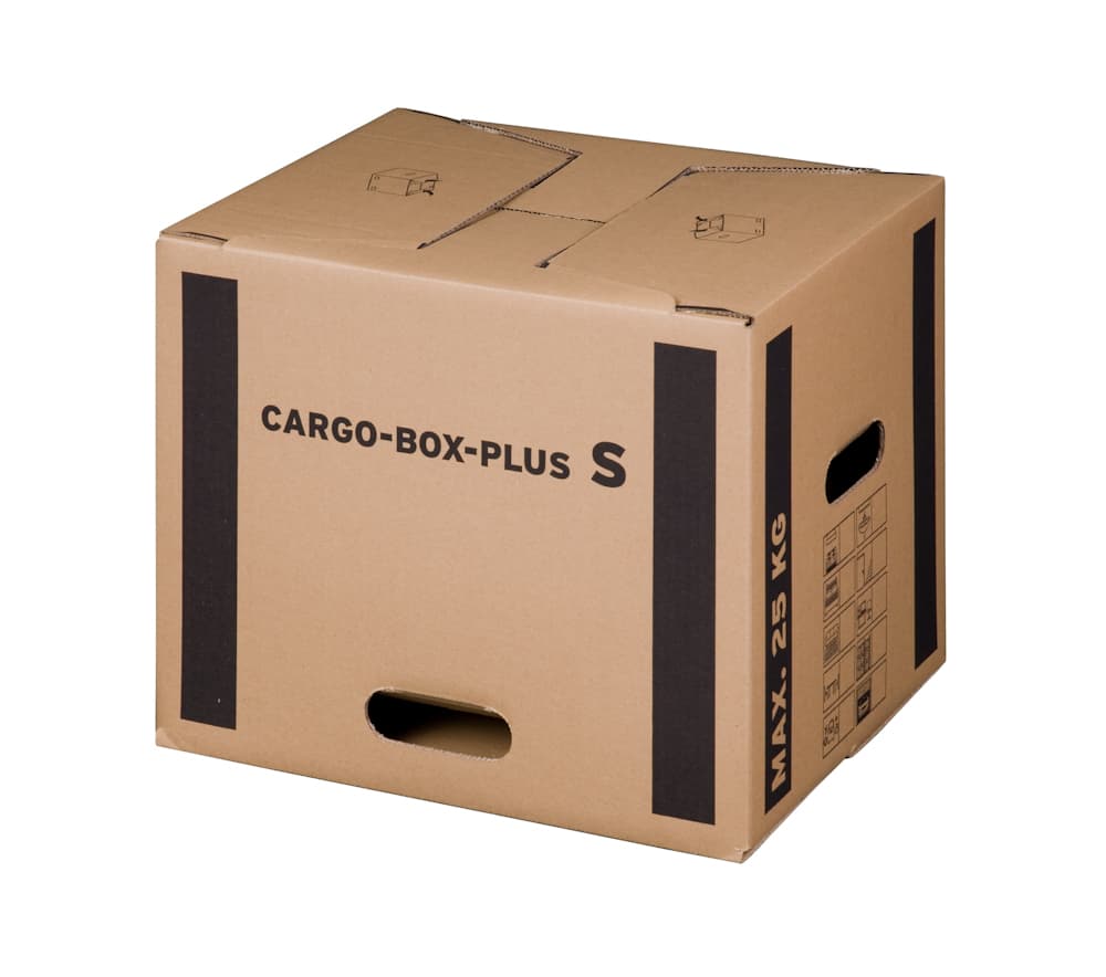 CargoBox plus 2-wellig braun