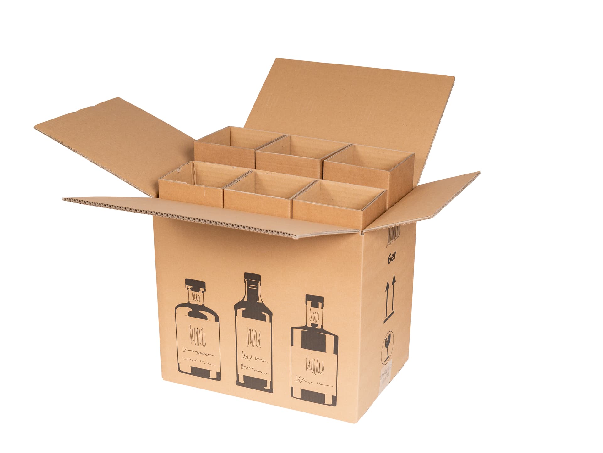 GIN-Verpackung 2-wellig braun