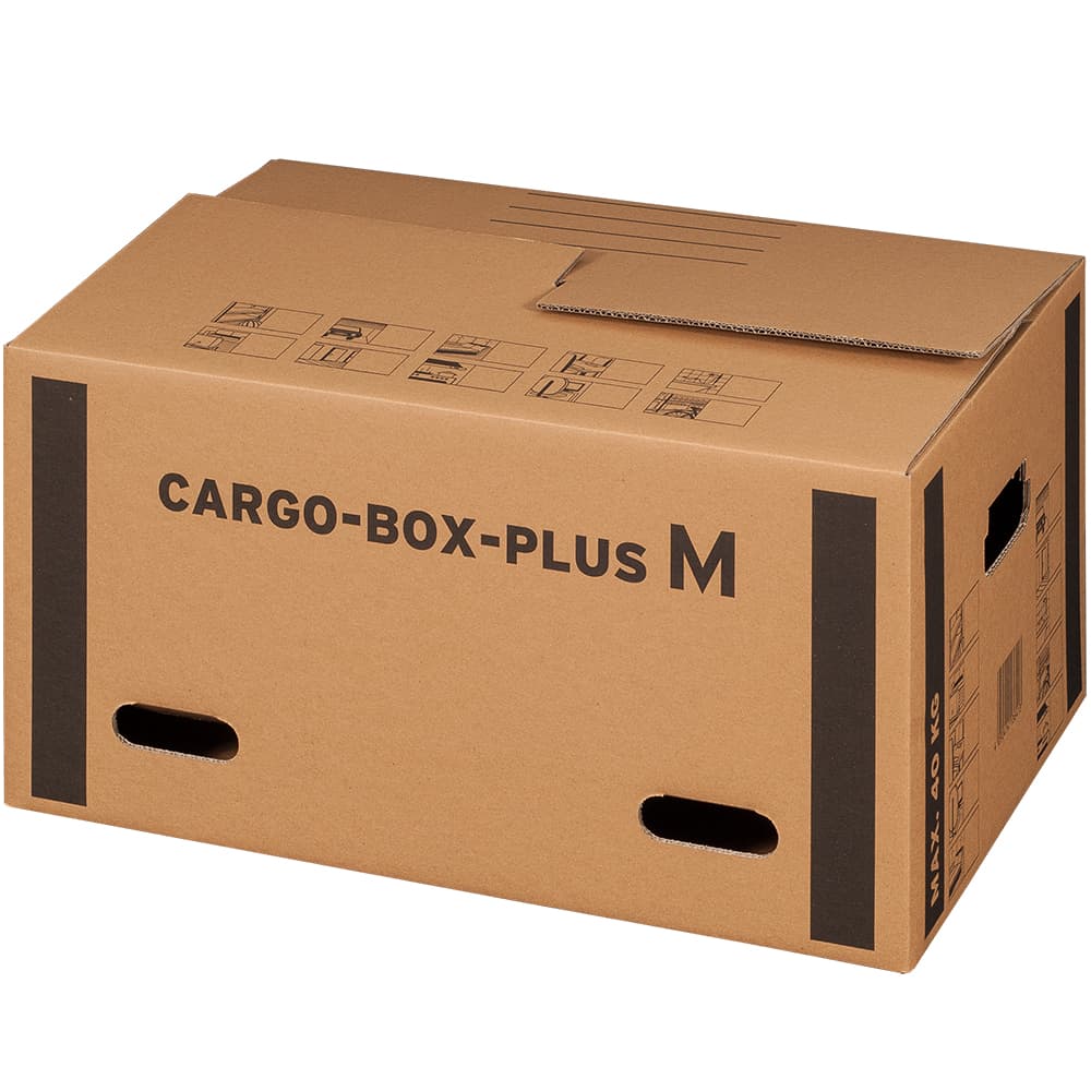 CargoBox plus 2-wellig braun