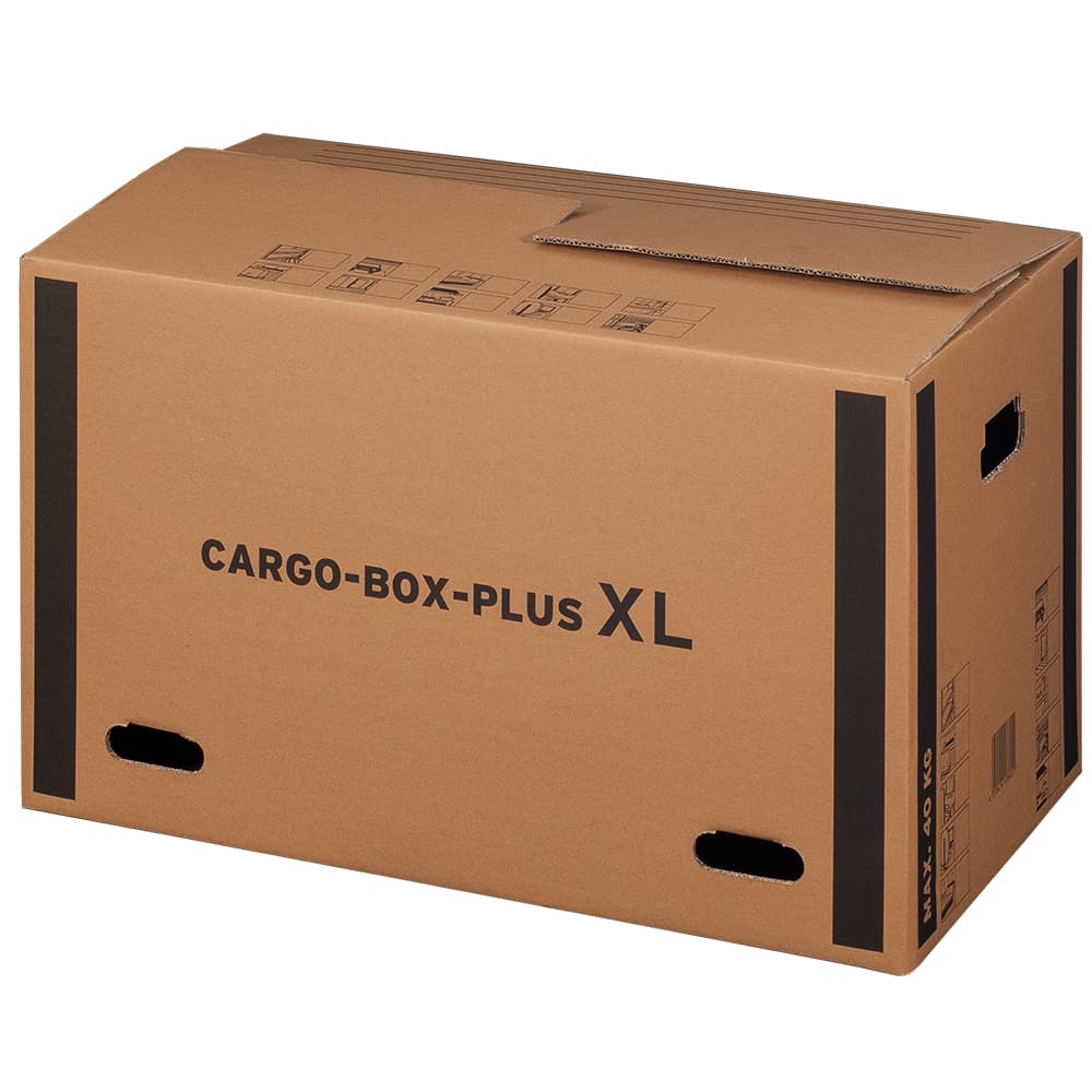 CargoBox plus 2-wellig braun