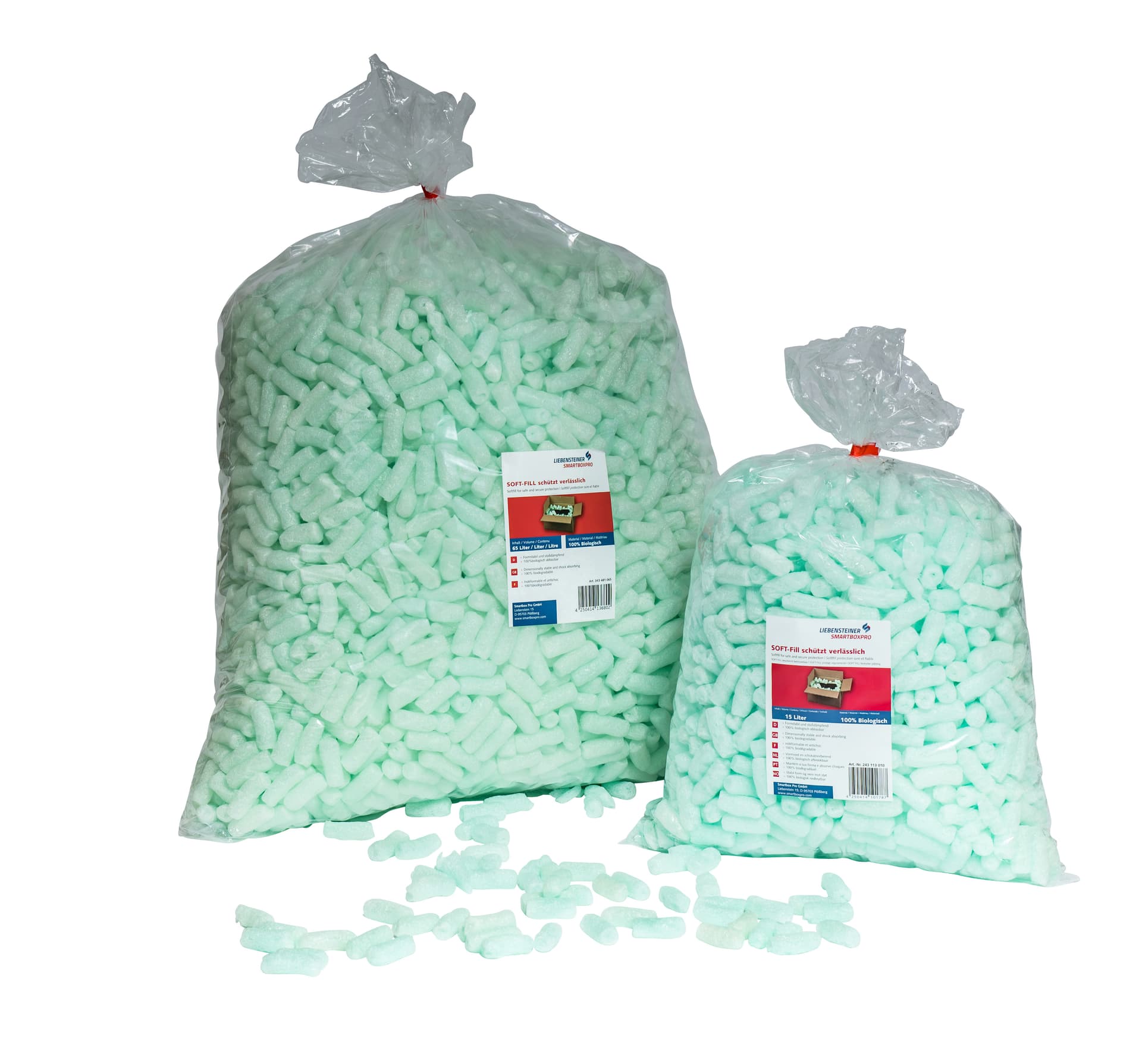 Soft-Fill grün · ca. 15 Liter, antistatisch, · je Pack