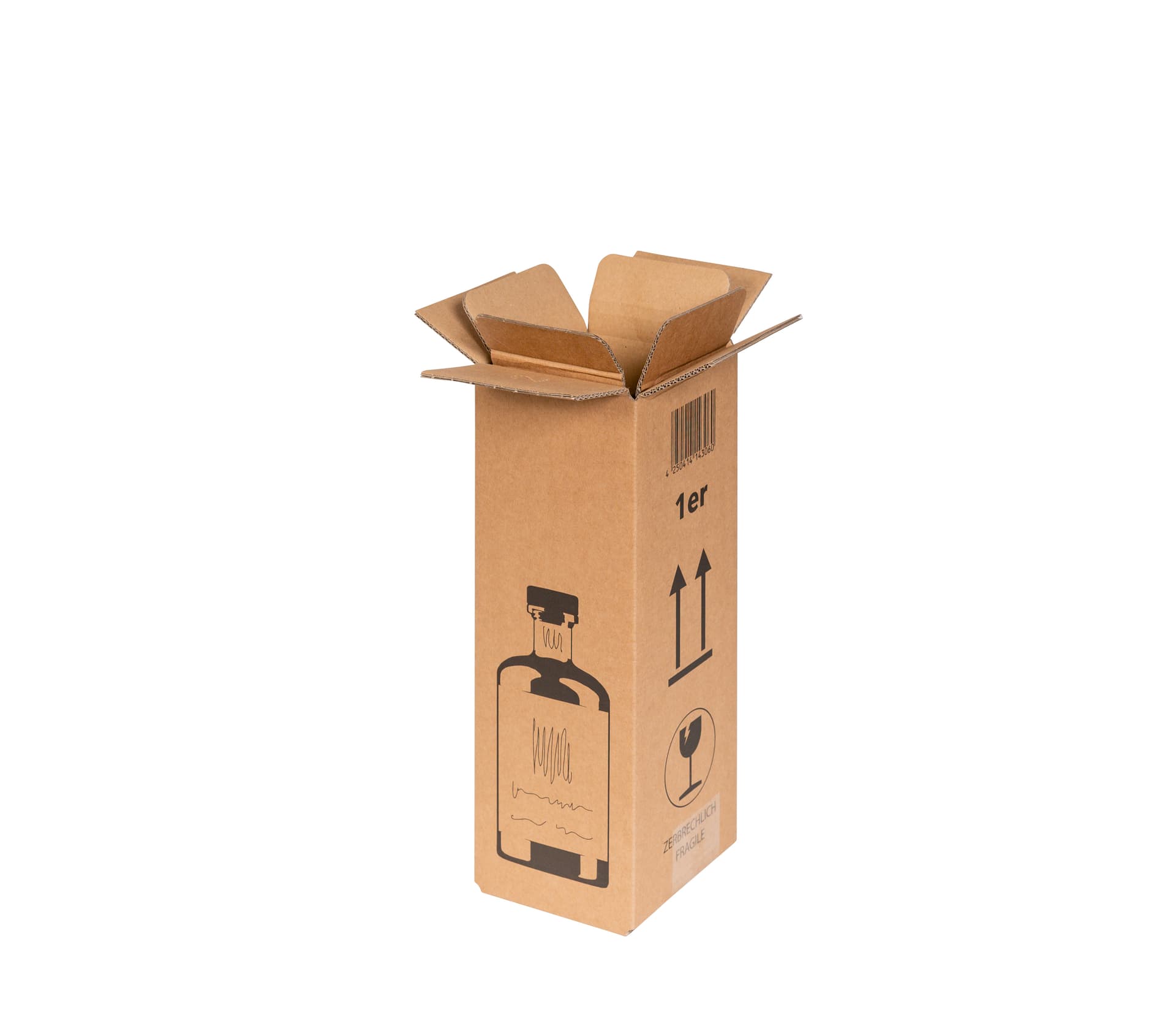 GIN-Verpackung 2-wellig braun