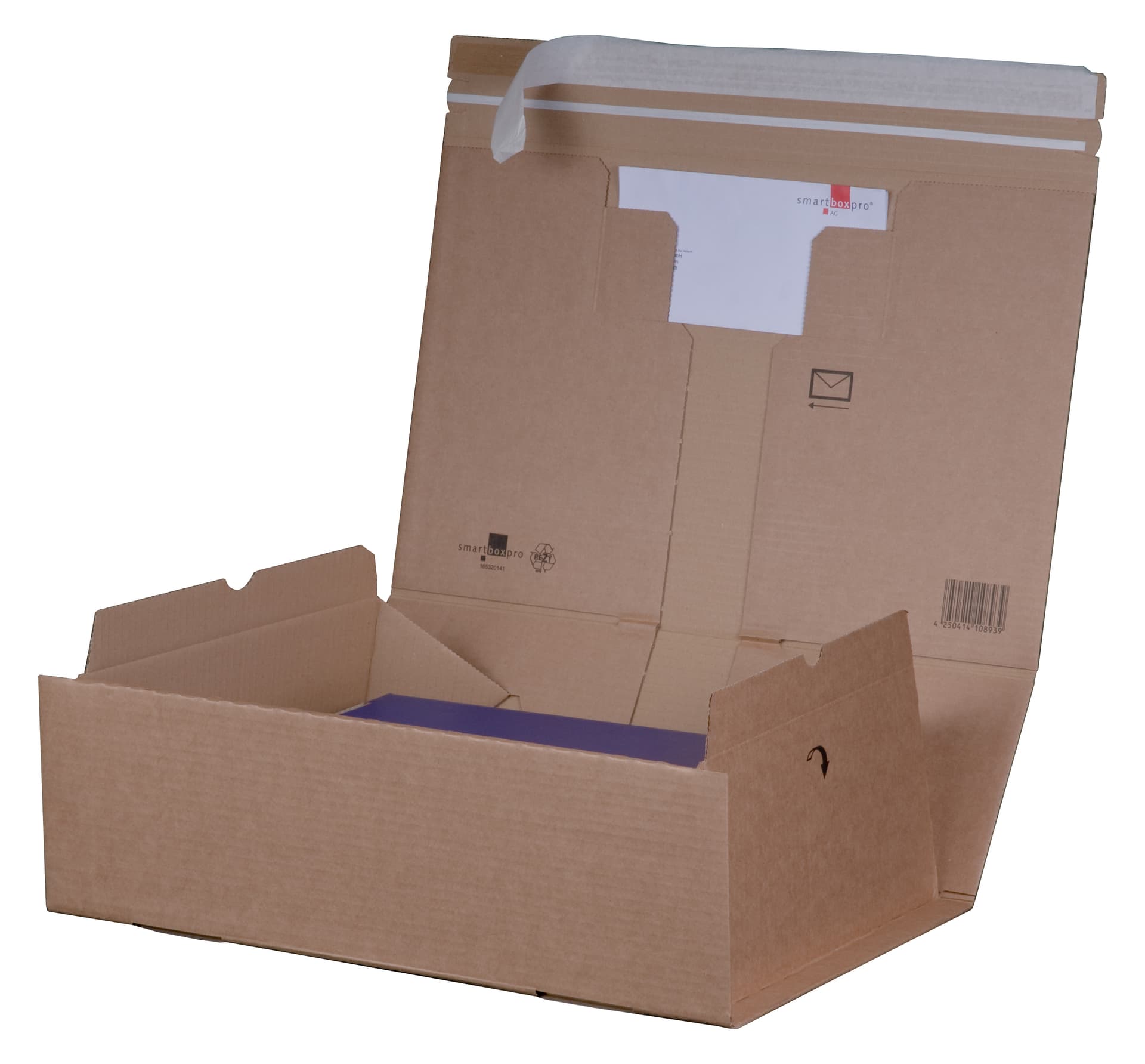 Ordnerversandbox 1-wellig braun · A4+ · 330 × 290 × 120 mm
