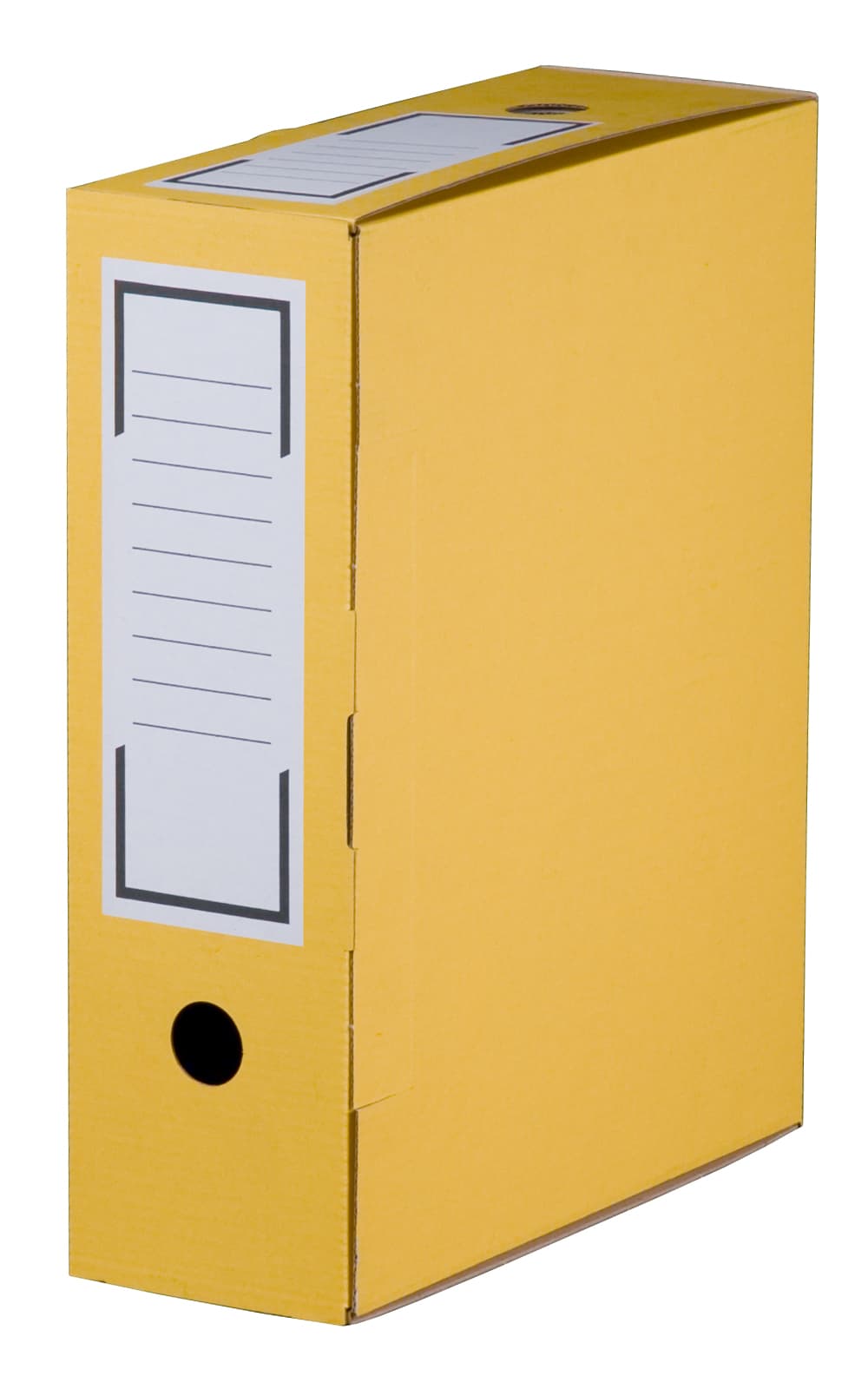 Archiv-Ablagebox 1-wellig gelb · 315 × 260 × 96 mm