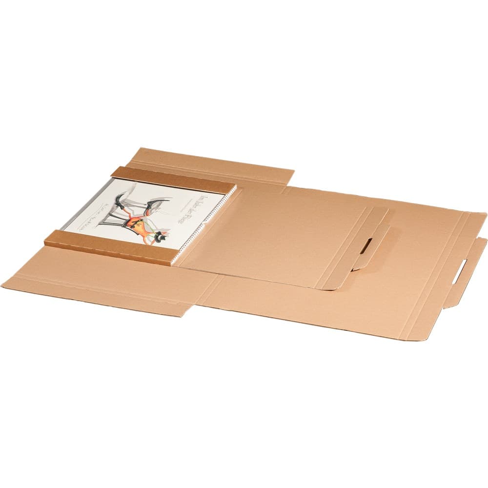 Kalenderverpackung zum Wickeln 1-wellig braun · 800 × 600 × 30 mm