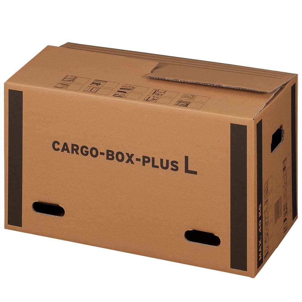 CargoBox plus 2-wellig braun · 640 × 340 × 360 mm